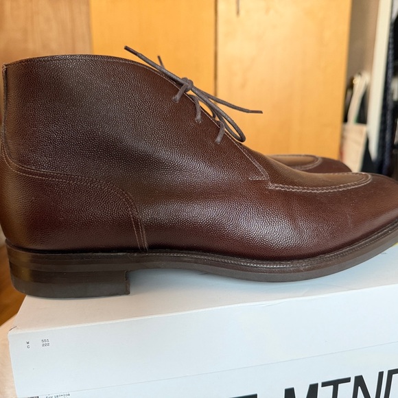 Dark Brown Edward Green Halifax Boots - Picture 3 of 8